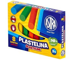Plastilino rinkinys Astra, 8 spalvos