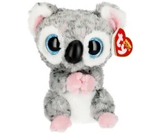 TY Meteor Maskotka Boos pilka koala Karli 15 cm