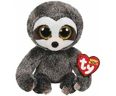 TY Beanie Boos pliušinis tinginys pilkas DANGLER, 15cm, TY36215