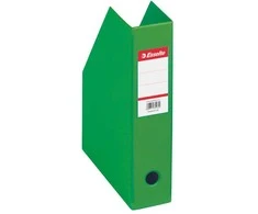 Stovas dokumentams Esselte, 7cm, žalias, PVC, sulankstomas