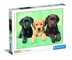 Clementoni Dėlionė 1000 vnt. - Mieli labradorai