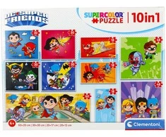 Clementoni Supercolor dėlionė 10in1 "Dc Comics" 18+30+48+60 pcs