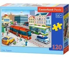 Castorland Dėlionė 120 vnt. - Miesto aikštė