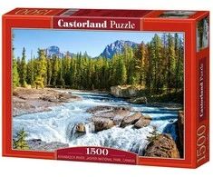Castorland Dėlionė 1500 vnt. - Atabaskos upė, Jasper nacionalinis parkas, Kanada