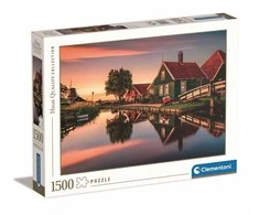 Clementoni Dėlionė 1500 vnt. - Zaanse Schans, Nyderlandai