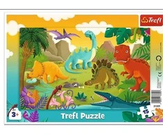 Trefl Dėlionė 15 vnt. - Dinozaurai