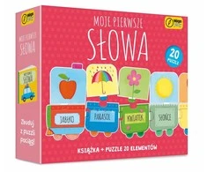 Dėlionė Foksal knyga ir galvosūkis Mano pirmieji žodžiai 20vnt 98589