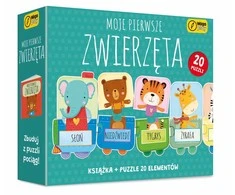 Dėlionė Foksal knyga ir galvosūkis Mano pirmieji gyvūnai 20vnt 98572