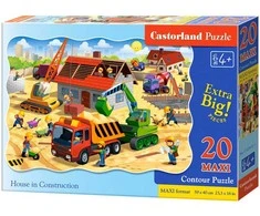Castorland Dėlionė 20 vnt. - Statomas namas
