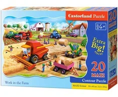 Castorland Dėlionė 20 vnt. - Darbas ūkyje