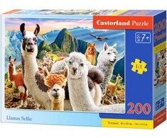 Castorland Dėlionė 200 vnt. - Lamų asmenukė
