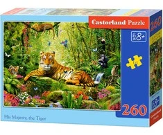 Castorland Dėlionė 260 vnt. - Jo Didenybė: Tigras