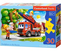 Castorland Dėlionė 30 vnt. - Ugniagesiai gelbėtojai