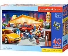 Castorland Dėlionė 40 vnt. - Degalinė
