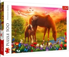 Trefl Dėlionė 500 vnt. - Žirgai