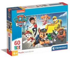 Clementoni Dėlionė 60 vnt. - Šunyčiai patruliai (PAW Patrol)