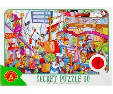 Dėlionė Alexander Puzzle obserwacyjne su lupš 90 vnt. Lotnisko 27563