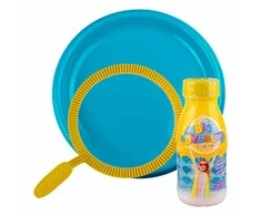 Tuban burbulų rinkinys - 250 ml burbulų skystis + lėkštė + 1 plastikinis žiedas