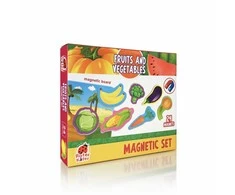 Roter Kafer Maksik Roter Kafer Magnetinis puzzle "daržovės ir vaisiai" su RK2090- 06 masyvo