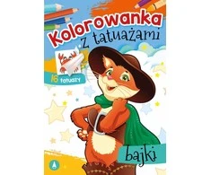 Pronice Skrzat A5 spalvinimo lapas Spalvinimo knygelė su tatuiruotėmis. pasakų elfas 075458