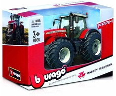 Bburago BBU Traktor MasseyFerguson 8740S raudonas 10cm 31613