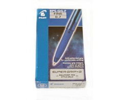 Pilot Pen Pilot Super Grip 0,7mm mėlynas tepalinis rašiklis su dangteliu