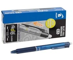 Pilot Pen WPC Pióro Kulkowe Clicker 0.5 tamsiai mėlyna 12 vnt FRIXION Pultas BL-FRP5-BB