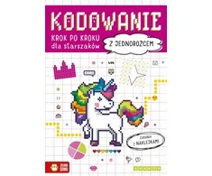 ZIELONASOWA ŽALIAS kodavimas Vyresniems vaikams Su vienaragiu 09710