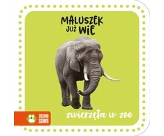 ZIELONASOWA ŽALIOJI kūdikis jau pažįsta gyvūnus zoologijos sode 06733