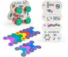 Clixo Tiny &amp; Mighty magnetiniai blokeliai, spalvoti, 9 vnt, žaislas 4+