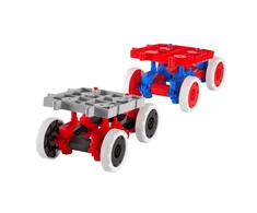 Korbo Edu Car 400 konstruktorius vaikams nuo 4 metų, mokantis mechanikos ir eismo taisyklių