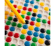 Magnetinis pieštukas magnetinėms MagPad Dots lentoms, vaikams nuo 3 metų, ergonomiškas, geltonas