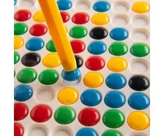 Magnetinis pieštukas magnetinėms MagPad Dots lentoms, vaikams nuo 3 metų, ergonomiškas, geltonas