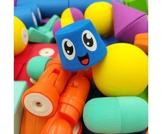 Magnetinių putų konstruktorius MagFlexi 100 detalių, vaikams nuo 3 metų, spalvotas
