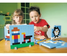 Little Architect Kūrybinis 900 dalių konstruktoriaus rinkinys vaikams nuo 5 metų, lavina vaizduotę ir smulkiąją motoriką