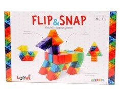 Loowi Magnetinis konstruktorius Flip&amp;Snap 36 el.