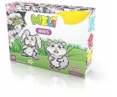 Meli Minis 2in1 kūrybinis konstruktorius su 500 detalių, vaikams nuo 3 metų, spalvotas