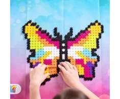 Meli Minis 2in1 kūrybinis 500 dalių konstruktorius vaikams nuo 4 metų, spalvotas