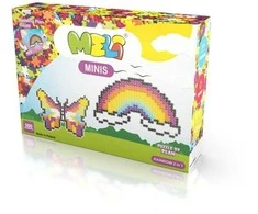 Meli Minis 2in1 kūrybinis 500 dalių konstruktorius vaikams nuo 4 metų, spalvotas