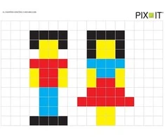 Dėlionė Pix-it rinkinys 180 el. [Žalias]
