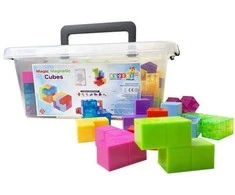 X Bida Magnetinis konstruktorius Magic Magnetic Cubes 56 el.