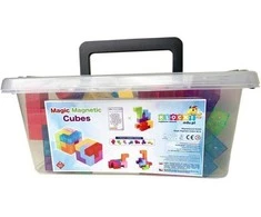 X Bida Magnetinis konstruktorius Magic Magnetic Cubes 56 el.