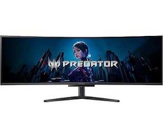 Monitorius ACER Predator X49Xbmipphuzx 49 colių DualQHD OLED 32:9 240Hz 1000cd/m2 HDM2.1 2xDP HUB USB USB C tipo garsiakalbių aukštis