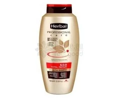 HERBAL profesionalus atkuriamasis šampūnas pažeistiems plaukams 750 ml