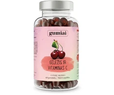 Gumiai Maisto papildas Geležis su vitaminu C, 60 guminukų