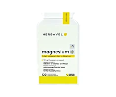 Herbavel Maisto papildas Magnio citratas 150 mg, 120 kapsulių