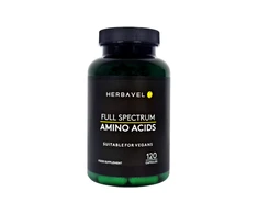 Maisto papildas Herbavel Full Spectrum Amino Acids, 120 kapsulių