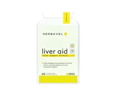 Maisto papildas Herbavel Liver Support Formula, 60 kapsulių