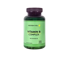 Maisto papildas Herbavel Vitamin B complex, 120 kapsulių