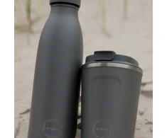 AYA&amp;IDA Nerūdijančio plieno gertuvė 'Dark pilkas' - 750 ml